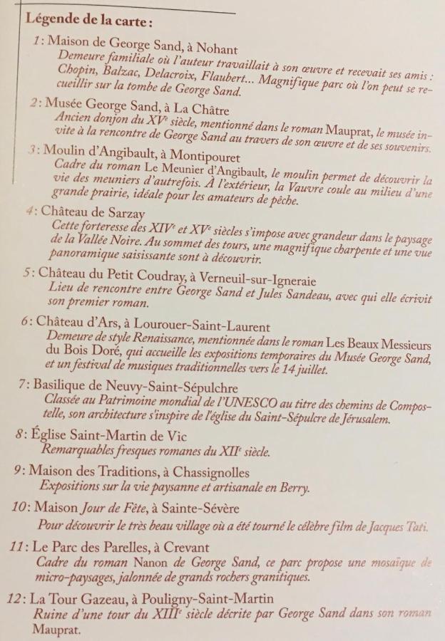 Gite Les Tazons - Pays De George Sand Montipouret Екстериор снимка